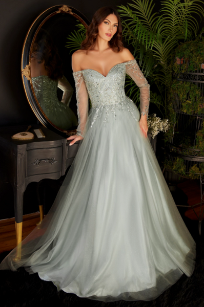 Off Shoulder Long Sleeve Gown Stage 9 Secrets Off Shoulder Long Sleeve Gown Stage 9 Secrets