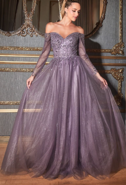 Off Shoulder Long Sleeve Gown Stage 9 Secrets Off Shoulder Long Sleeve Gown Stage 9 Secrets