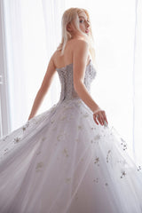 Silver Kaley Constellation Ball Gown