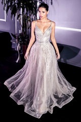 Champagne Carrie Evening Dress