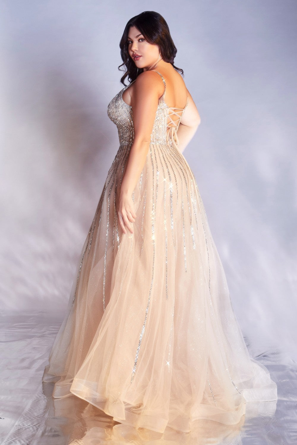carrie underwood prom dress Carrie Underwood Luxury Beaded Blush Ball Gown