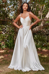 Satin Angelica Gown