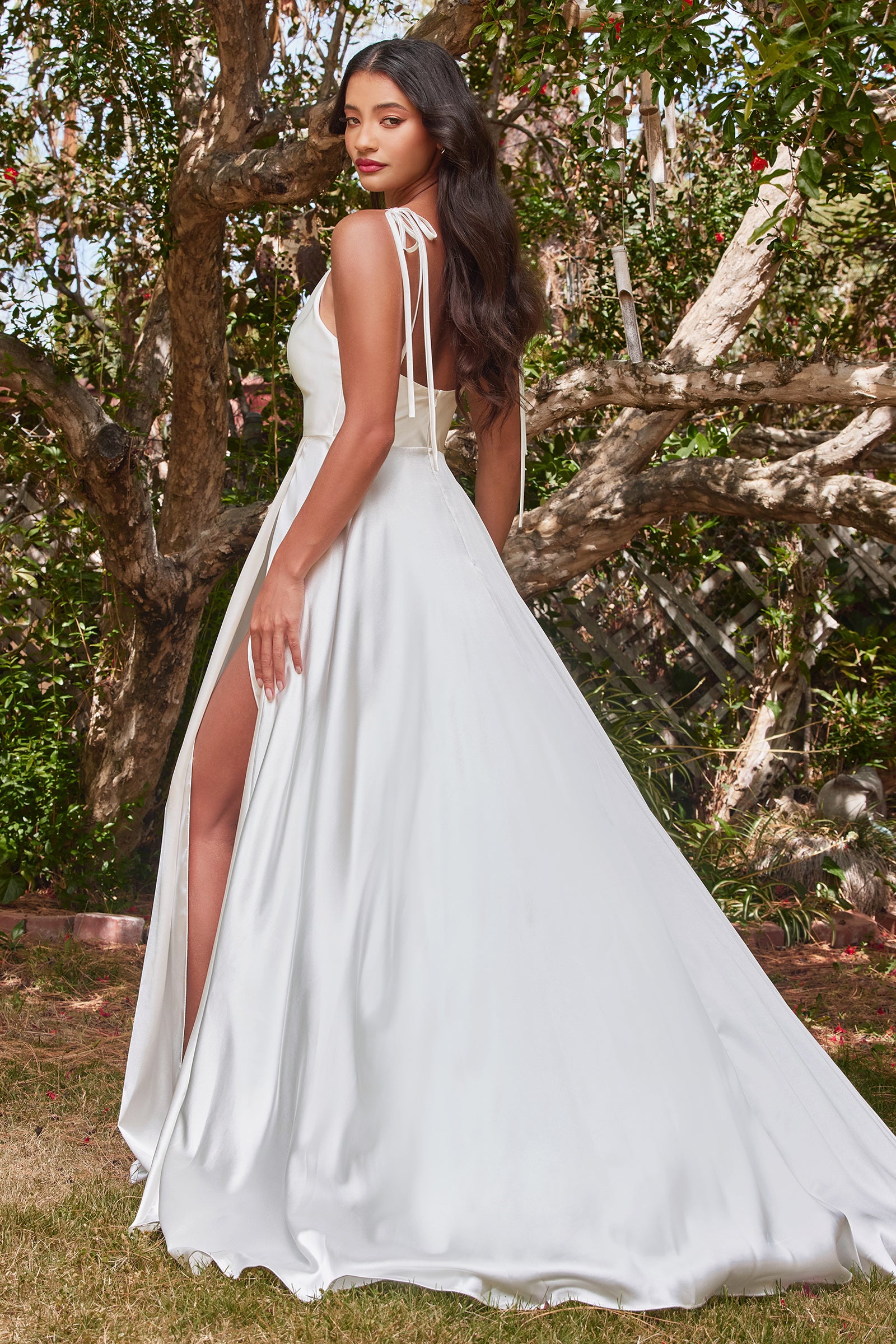 Satin Angelica Gown