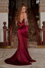 Satin Angelina Gown