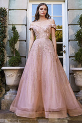 Rose Gold Off Shoulder Vina Gown Stage 9 Secrets Rose Gold Off Shoulder Vina Gown Stage 9 Secrets