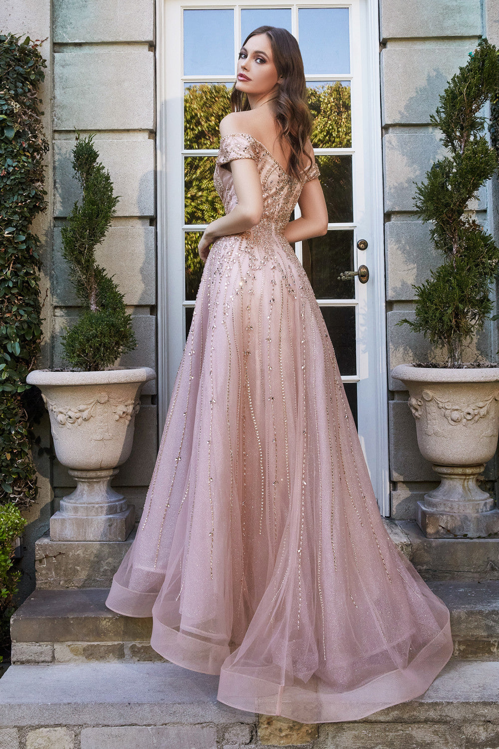 Rose Gold Off Shoulder Vina Gown Stage 9 Secrets Rose Gold Off Shoulder Vina Gown Stage 9 Secrets
